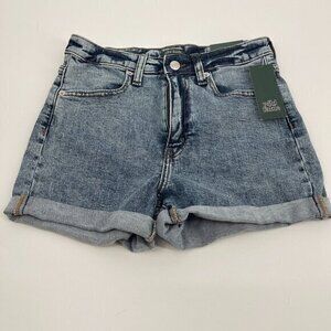 Wild Fable Womens Shorts 2 Blue Denim Casual Cotton Preppy Short Summer Zipper
